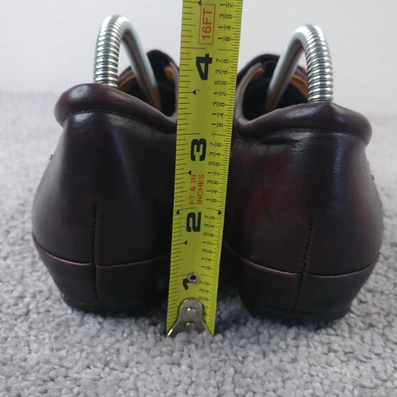 Earthies Granada Womens Size 6.5 Comfort Shoes Bordeaux Burgundy Red Leather - Picture 6 of 9